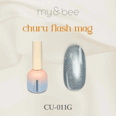 my&bee｜churu碎鑽貓眼甲油膠（CU-001G~CU-012G）15