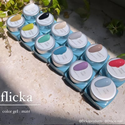 flicka nail arts｜純色系彩膠3g（m001-m012）1