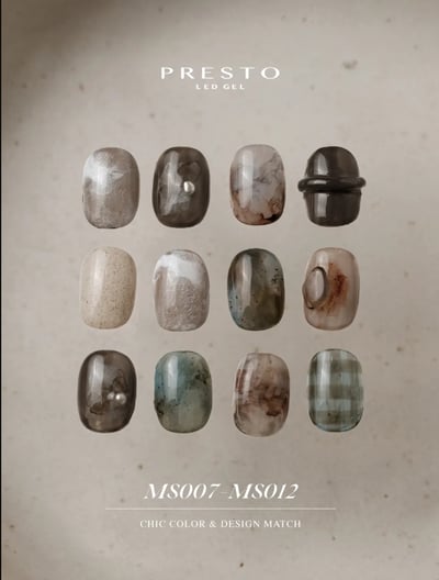 PRESTO｜罐裝色膠（MS007-MS012）2.7g2