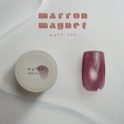enoi｜貓眼凝膠marron（mg90-mg109）3g19