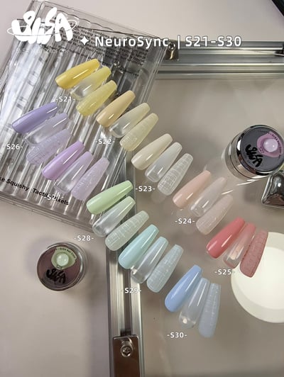 SiiSA｜罐裝彩色凝膠-觸感系列（S21-S30）3