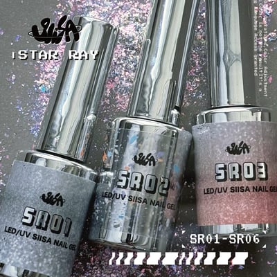 SiiSA｜星鐳亮粉甲油（SR01-SR06）7