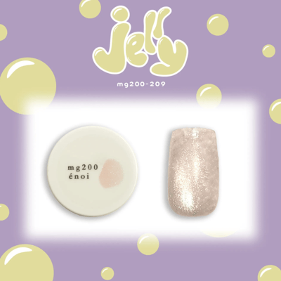 enoi｜貓眼凝膠jelly magnet（MG200-MG209）3g2