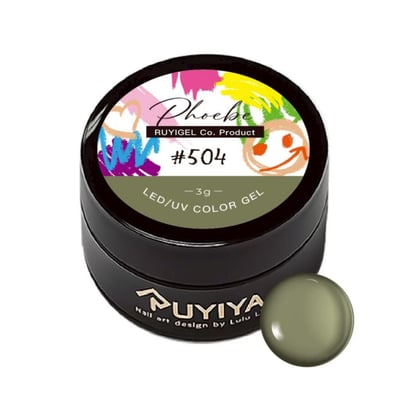 Ruyiya璐意雅｜RuyiyaXPhoebe聯名色膠咕溜咕溜村3ml（502-510）8