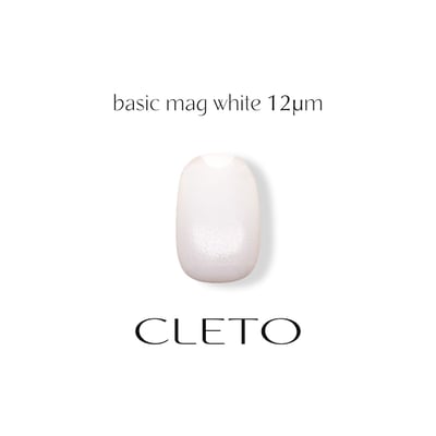 Dawson nail｜CLETO basic mag（white/black/pink beige/browm）3