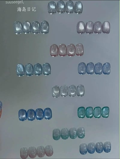 Suuseegel束色｜海島日記玻璃珠貓眼9色3