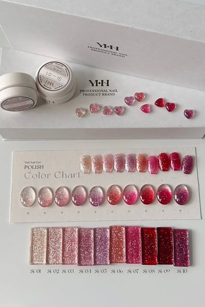 櫻禾｜薔薇晶砂彩膠5g（Si01-Si10）3