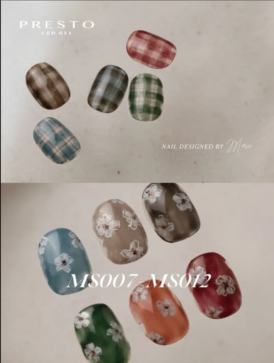 PRESTO｜罐裝色膠（MS007-MS012）2.7g1