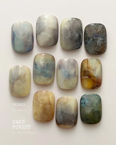 HOHONAIL｜COOKIE SAND FOREST 暈染墨水液（CE01-CE06）2