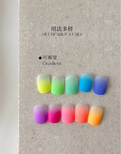 櫻禾｜螢光拍拍膠2g（Pe01-Pe10）5