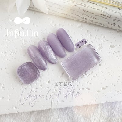 infin.Lin｜彩色甲油膠-晶石貓眼系列（RC16-RC21）6