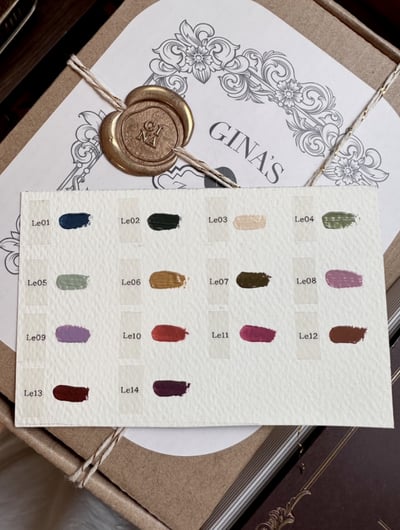 Ruyiya璐意雅｜GINA植物標本 免清彩繪線膠（LE01-LE14）2.5ml1