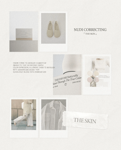 THE FAVORI｜NUDI CORRECTING 4色3