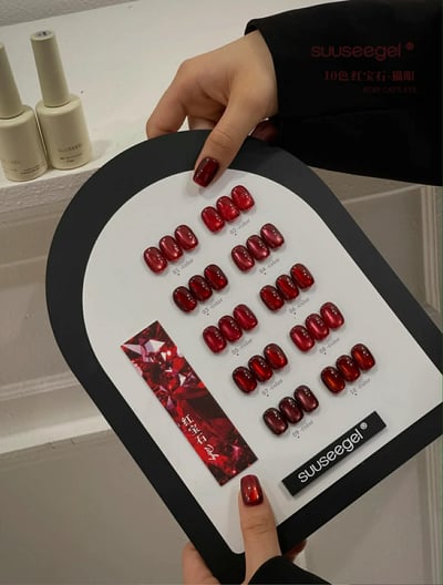 Suuseegel束色｜紅寶石貓眼10色6