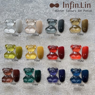 infin.Lin｜彩色甲油膠-冬季系列（105-116）5