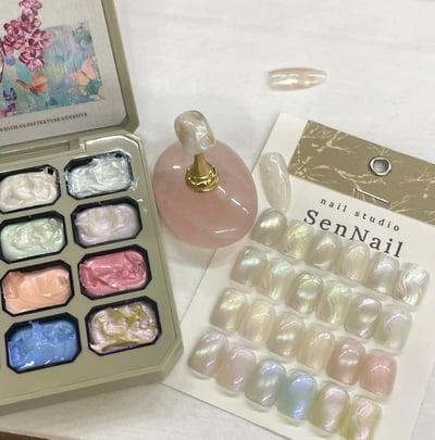 花校長｜高光紋理膠九宮格2