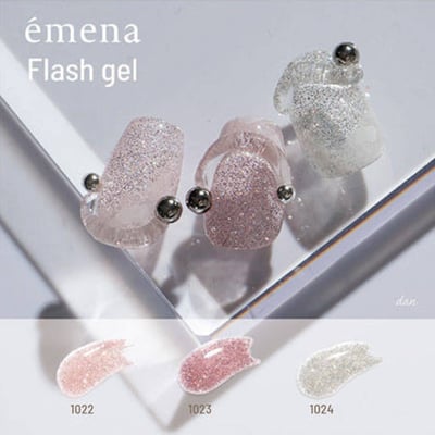 Emena｜爆閃亮粉膠（1022-1025）8g1