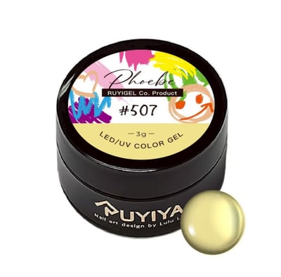 Ruyiya璐意雅｜RuyiyaXPhoebe聯名色膠咕溜咕溜村3ml（502-510）5