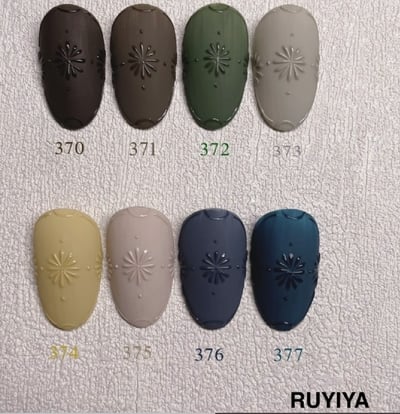 Ruyiya璐意雅｜Ruyi GelX小班老師聯名畫線膠（370-377）2.5ml4