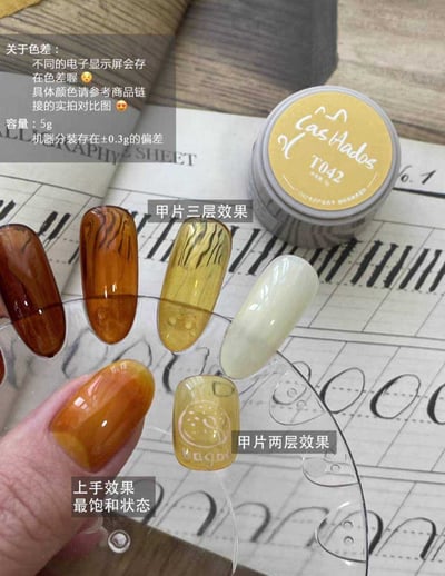 Las hadas余旺財｜糖楓序琥珀色透色（T041-T050）5g6