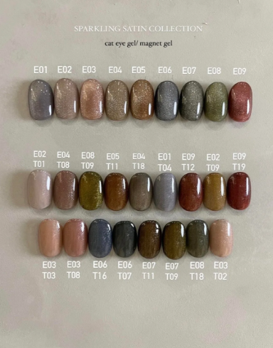 Palette Carys｜絲絨緞光貓眼膠系列 單品/套組（E01-E09）4