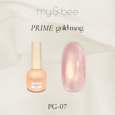 my&bee｜PRIME 2微米貓眼甲油膠-金（PG-01~PG-12）10