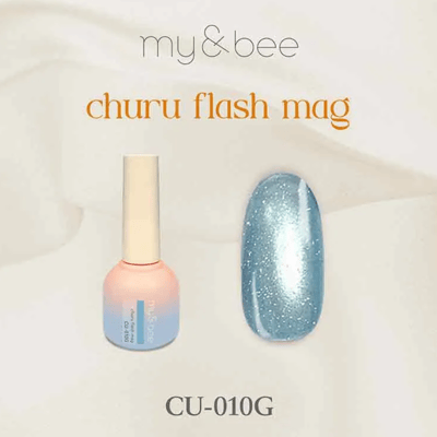 my&bee｜churu碎鑽貓眼甲油膠（CU-001G~CU-012G）14