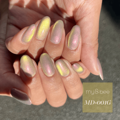 my&bee｜珠光貓眼膠8ml（MD-001G~MD-006G）3