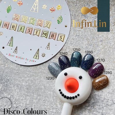 infin.Lin｜彩色甲油膠-碎鑽系列（123-128）3