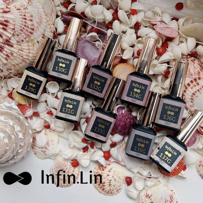 infin.Lin｜彩色甲油膠-砂糖系列（129-137）4