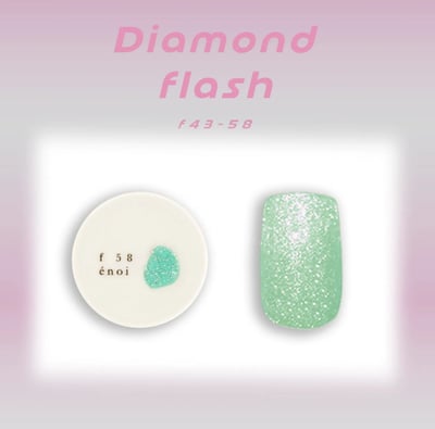 enoi｜碎鑽凝膠diamond flash（f43-f58）3g17