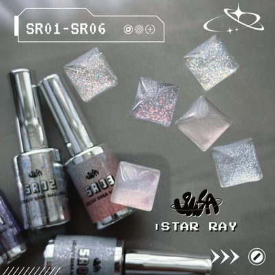 SiiSA｜星鐳亮粉甲油（SR01-SR06）3