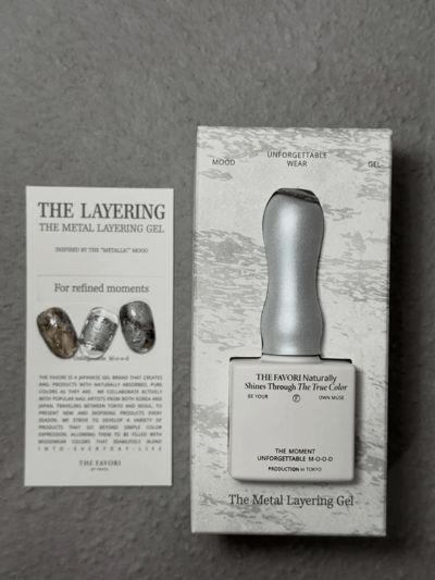 THE FAVORI｜LAYERING 洞洞甲油膠-Silver5