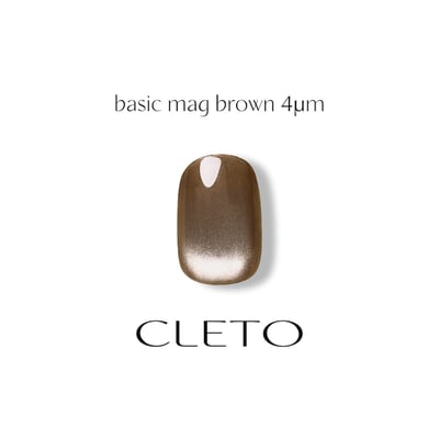 Dawson nail｜CLETO basic mag（white/black/pink beige/browm）5