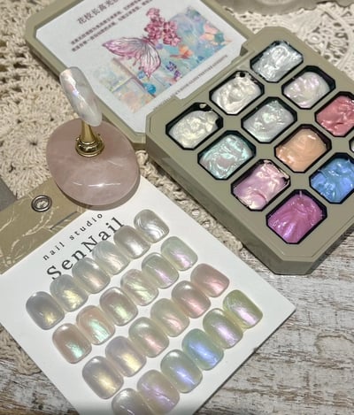 花校長｜高光紋理膠九宮格3