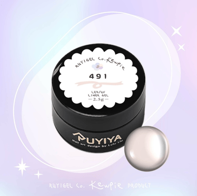 Ruyiya璐意雅｜Ruyi GelXKewpei Nail聯名免清彩繪膠（491-499）2.5ml2