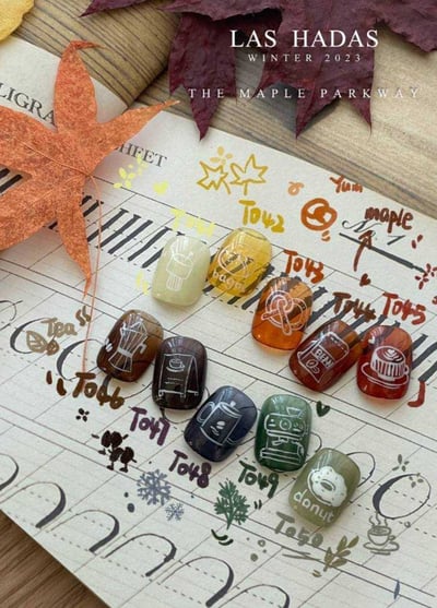 Las hadas余旺財｜糖楓序琥珀色透色（T041-T050）5g4