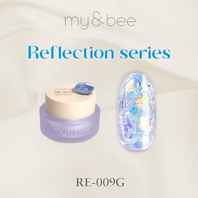 my&bee｜幻彩MIX亮片膠4g（RE-001G~RE-012G）13