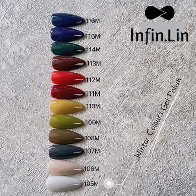 infin.Lin｜彩色甲油膠-冬季系列（105-116）7