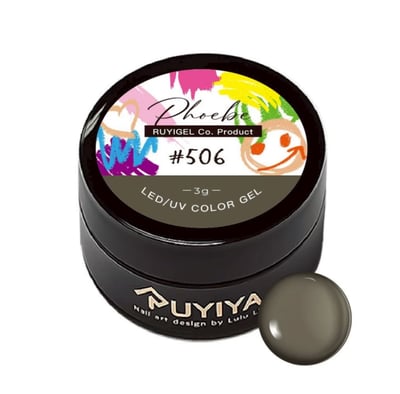 Ruyiya璐意雅｜RuyiyaXPhoebe聯名色膠咕溜咕溜村3ml（502-510）6