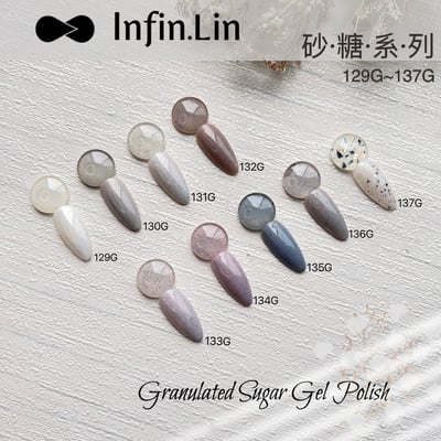 infin.Lin｜彩色甲油膠-砂糖系列（129-137）11