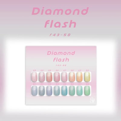 enoi｜碎鑽凝膠diamond flash（f43-f58）3g1