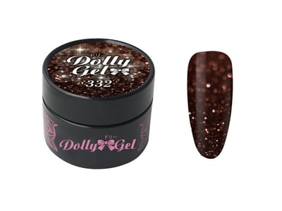 Dolly Gel｜紅韻瑰璨-碎鑽膠系列（RB332～RB337）7
