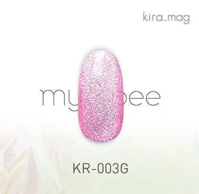 my&bee｜２in1極閃亮粉貓眼膠8ml（KR-001G~KR-012G）6