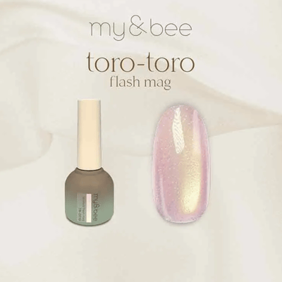 my&bee｜toro-toro碎鑽貓眼甲油膠（TR-001G~TR-012G）4