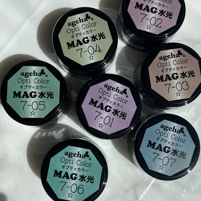 Ageha｜Opti Color 彩色凝膠（7-01~7-07）2