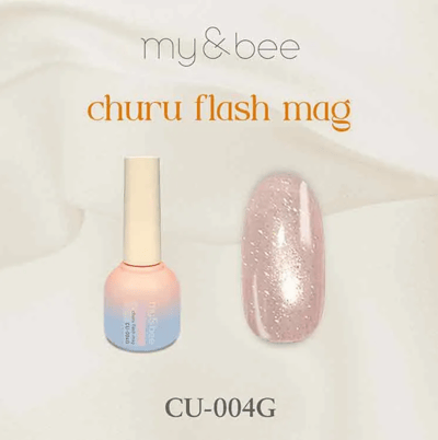 my&bee｜churu碎鑽貓眼甲油膠（CU-001G~CU-012G）8