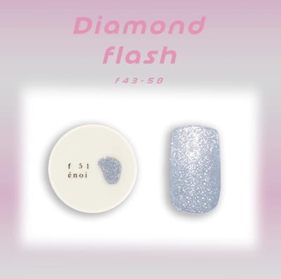 enoi｜碎鑽凝膠diamond flash（f43-f58）3g10