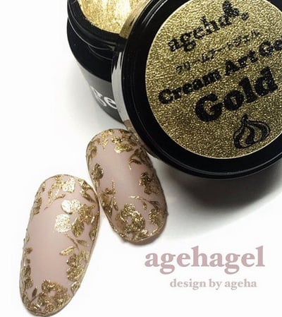 Ageha｜奶油彩繪凝膠（黑/白/金/銀）2