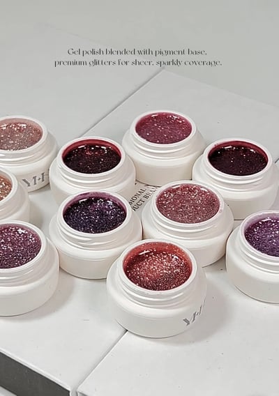 櫻禾｜薔薇晶砂彩膠5g（Si01-Si10）10